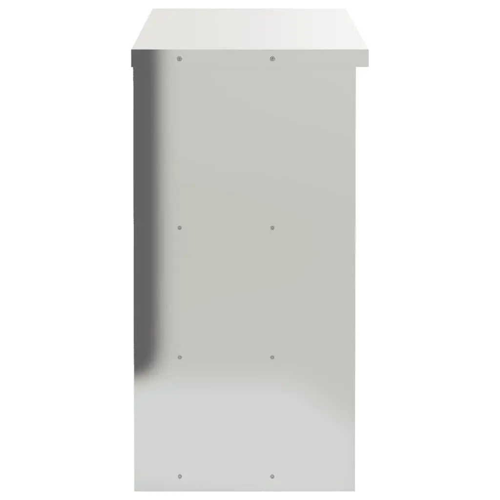 Stainless Steel Kitchen Wall Cabinet for Food Storage Silver