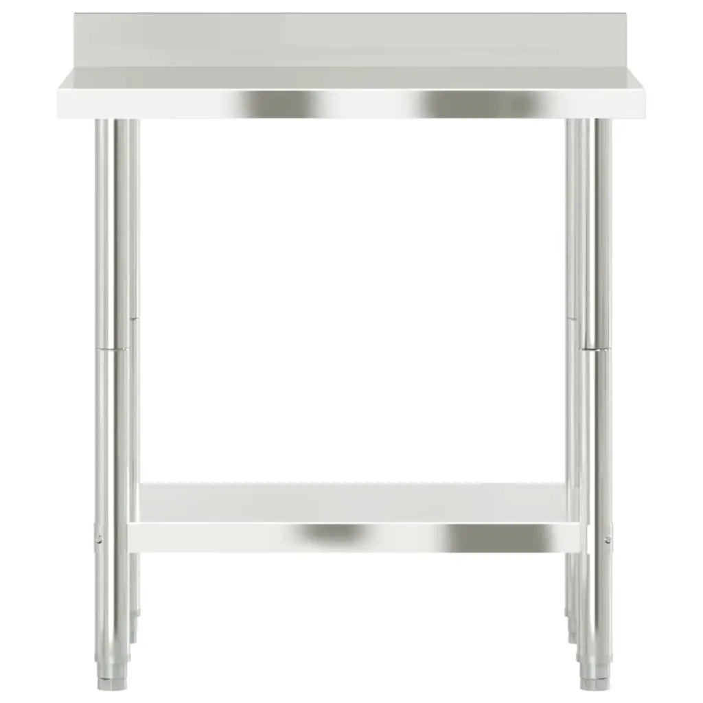 Stainless Steel Kitchen Prep Table with Storage