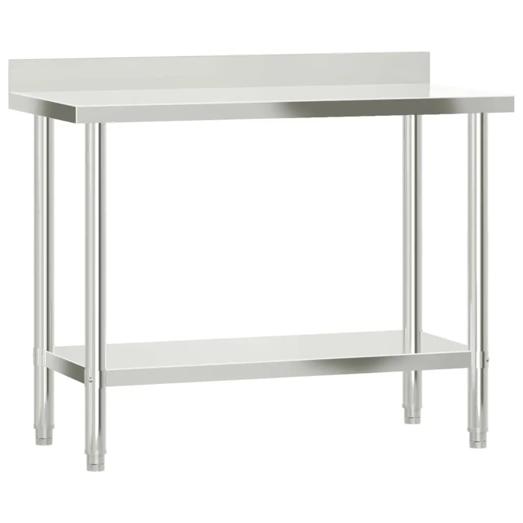 Stainless Steel Kitchen Work Table with Storage