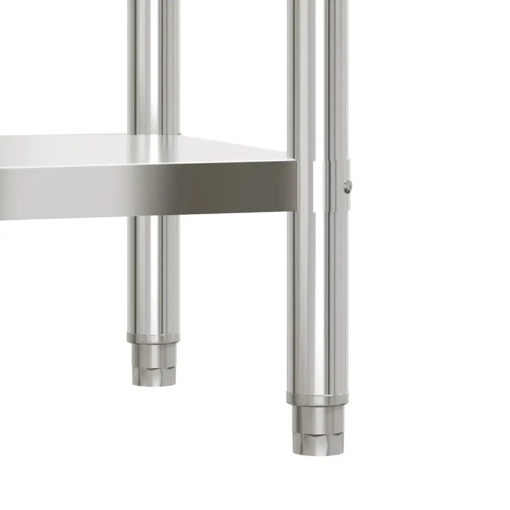 Stainless Steel Kitchen Work Table with Storage