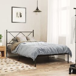 Black Metal Bed Frame King Single 107x203cm: Built to Last
