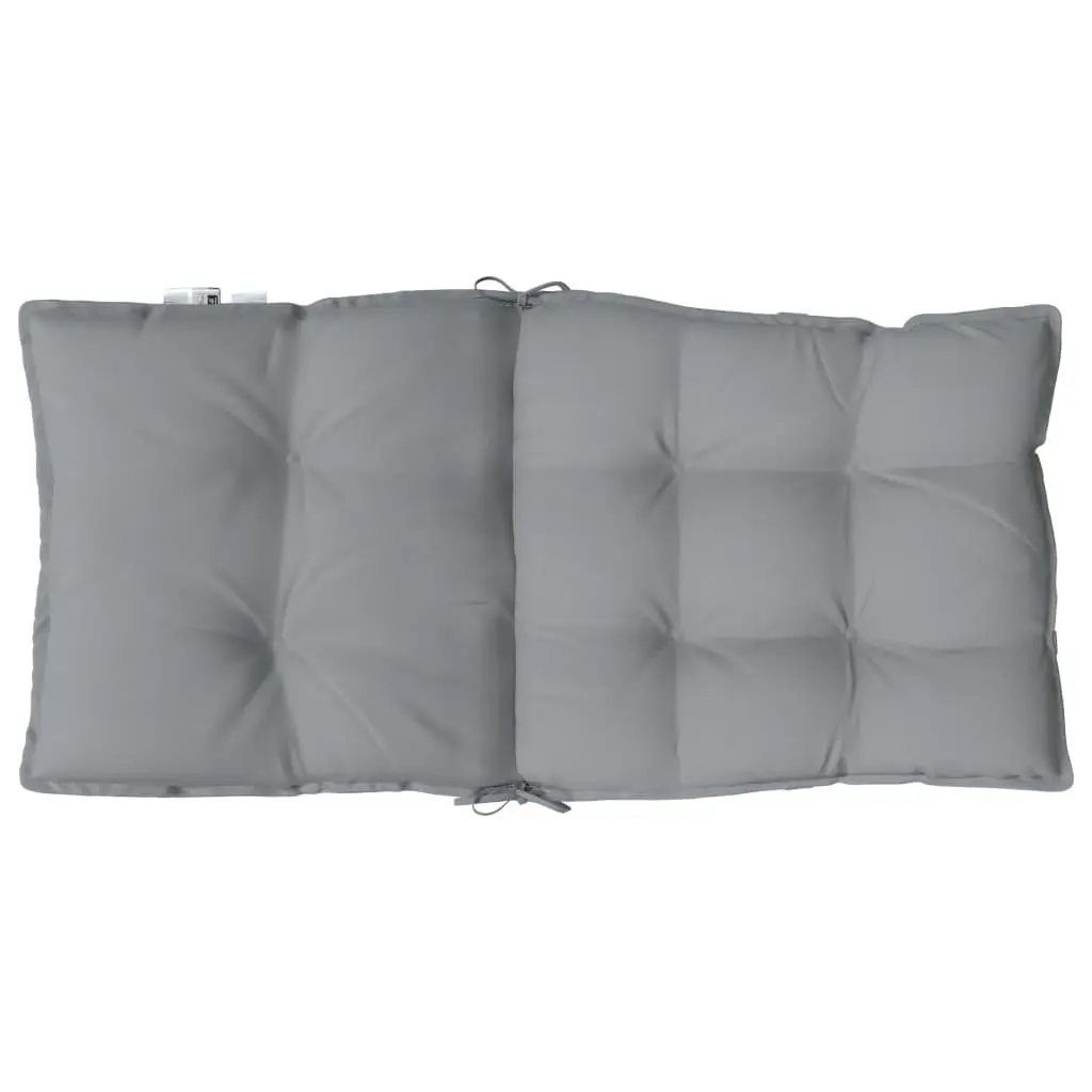 Grey Lowback Chair Cushions