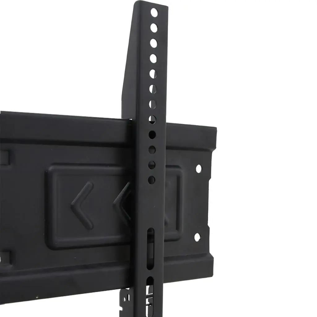 TV Stand on Wheels Height Adjustable for 32-70 Inch Monitors Black