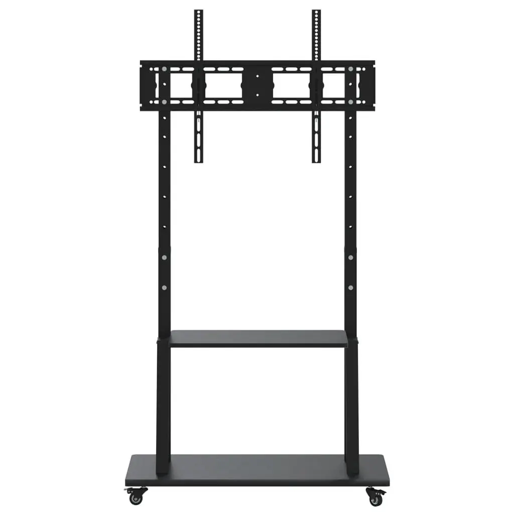 TV Stand on Wheels for 32-90 Inch Screens Height Adjustable Black