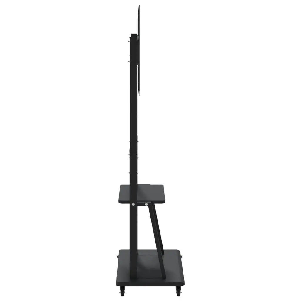 TV Stand on Wheels for 32-90 Inch Screens Height Adjustable Black