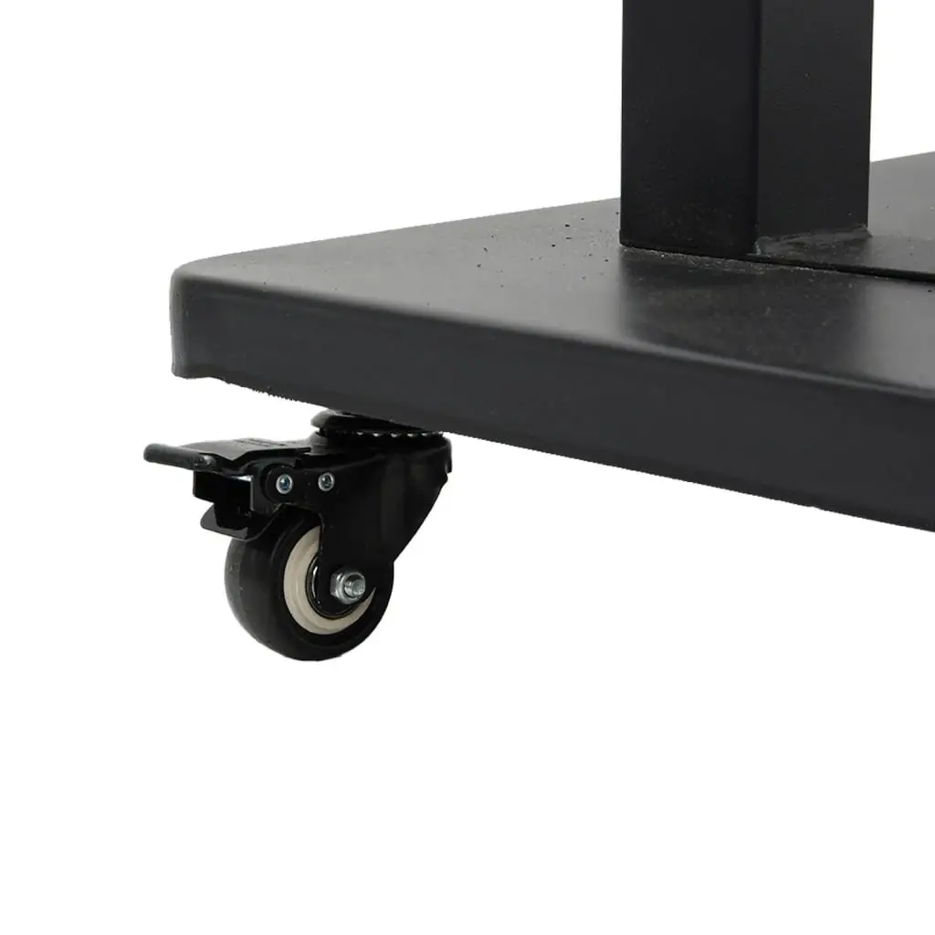 TV Stand on Wheels for 32-90 Inch Screens Height Adjustable Black