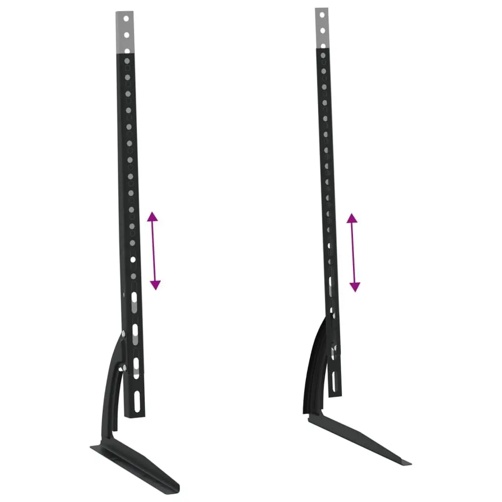 TV Stand Mount for 37-75 Inch Screens Height Adjustable Black