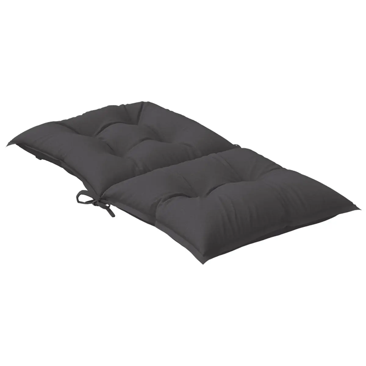Lowback Chair Cushions Outdoor Indoor 100 x 50 x 7 cm Anthracite 2pcs