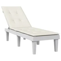 Comfortable Cream Deck Chair Cushion for Your Outdoor Needs