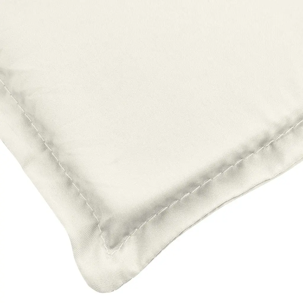 Garden Bench Cushion Outdoor Seating Pad 150 x 50 cm Cream