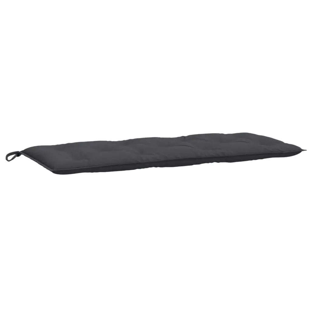 Garden Bench Cushions Anthracite Outdoor Seating Pad 120x50x7cm 2 Pieces
