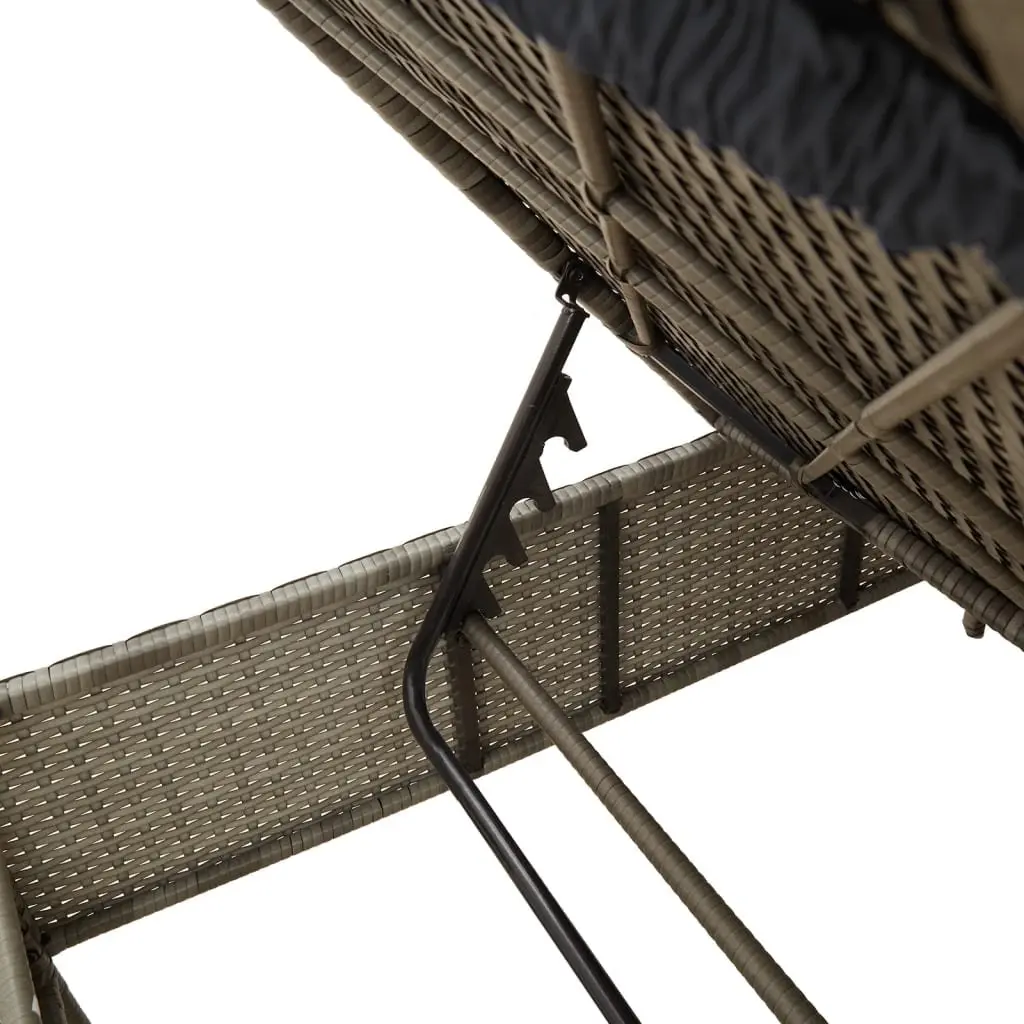 Sun Lounger with Side Table for Outdoor Relaxation