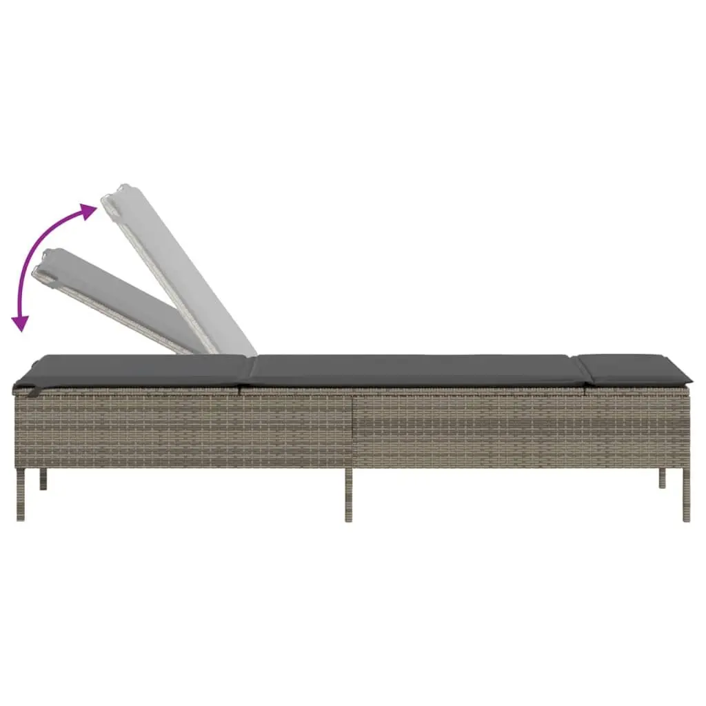 Sun Lounger with Side Table for Outdoor Relaxation