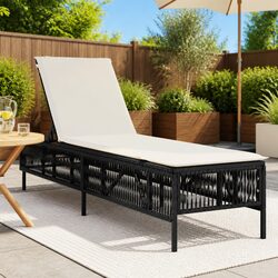 Comfortable Sun Lounger with Easy Maintenance Cushion