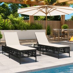 Comfortable and Practical Sun Loungers Set for Your Home