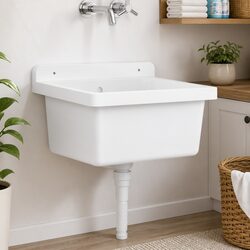 Reliable Wall Mounted Washbasin for Indoor and Outdoor Use