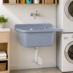 Grey Utility Sink Washbasin: Practical and Affordable