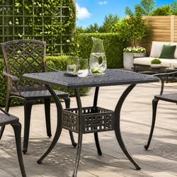 Quality and Value in a Brown Garden Table Design