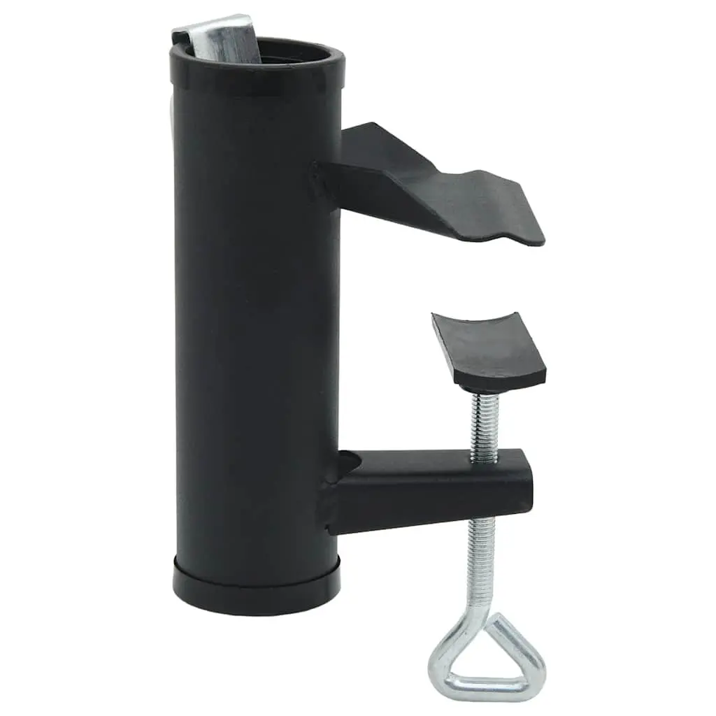 Umbrella Clamps for Balcony Railing Steel 25-38mm Outdoor Patio 2 Pack