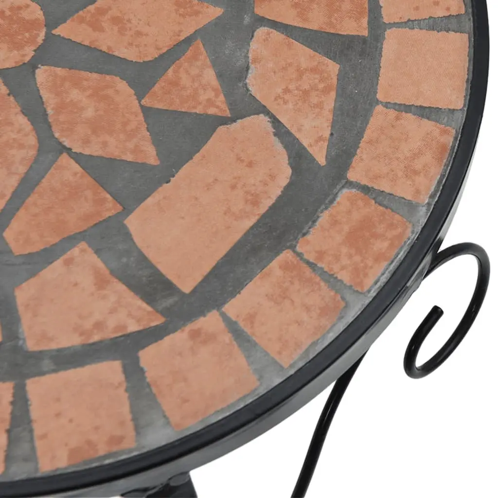 Plant Stands 3 pcs Terracotta Ceramic Mosaic Design Garden Patio Indoor Outdoor