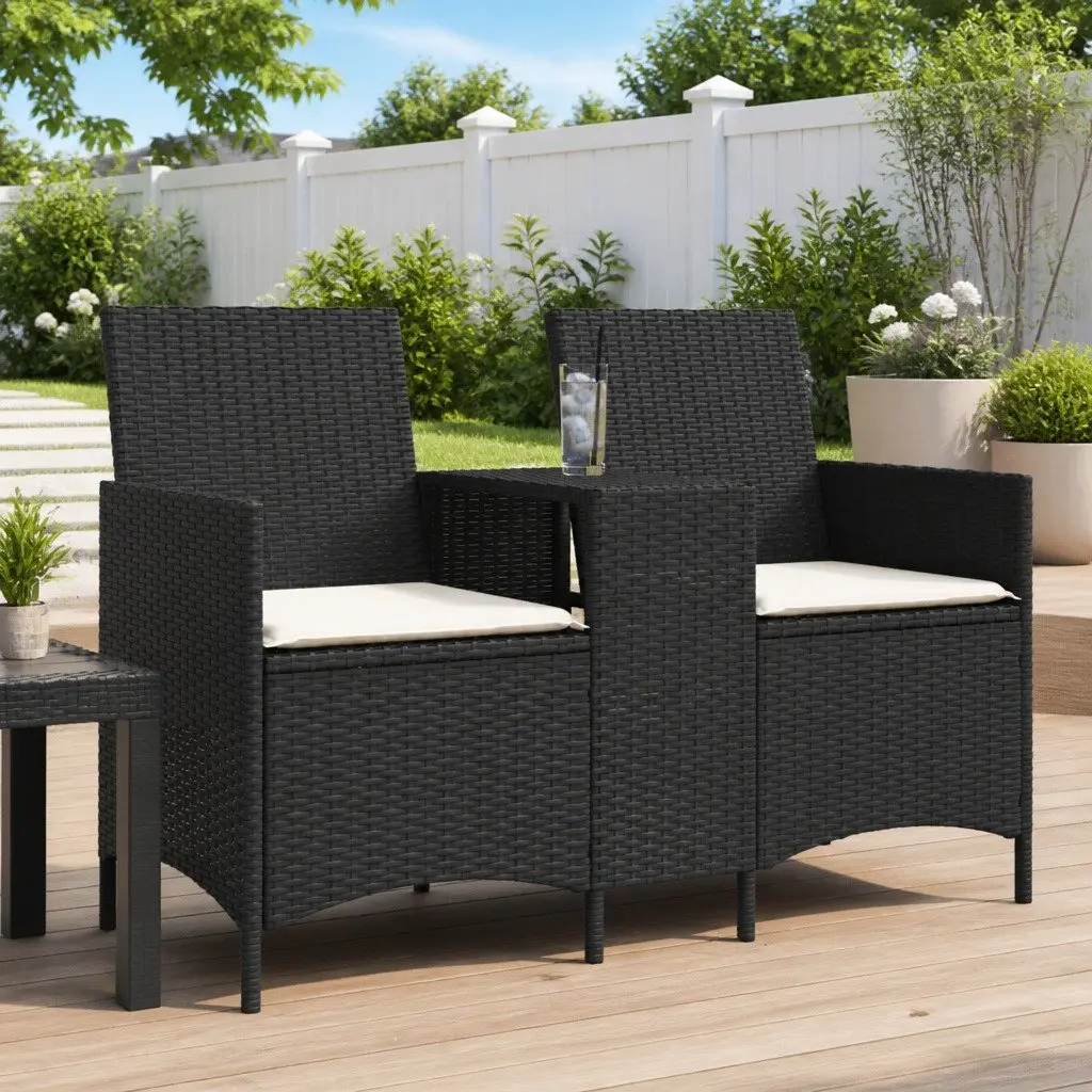 2-Seater Garden Sofa Set
