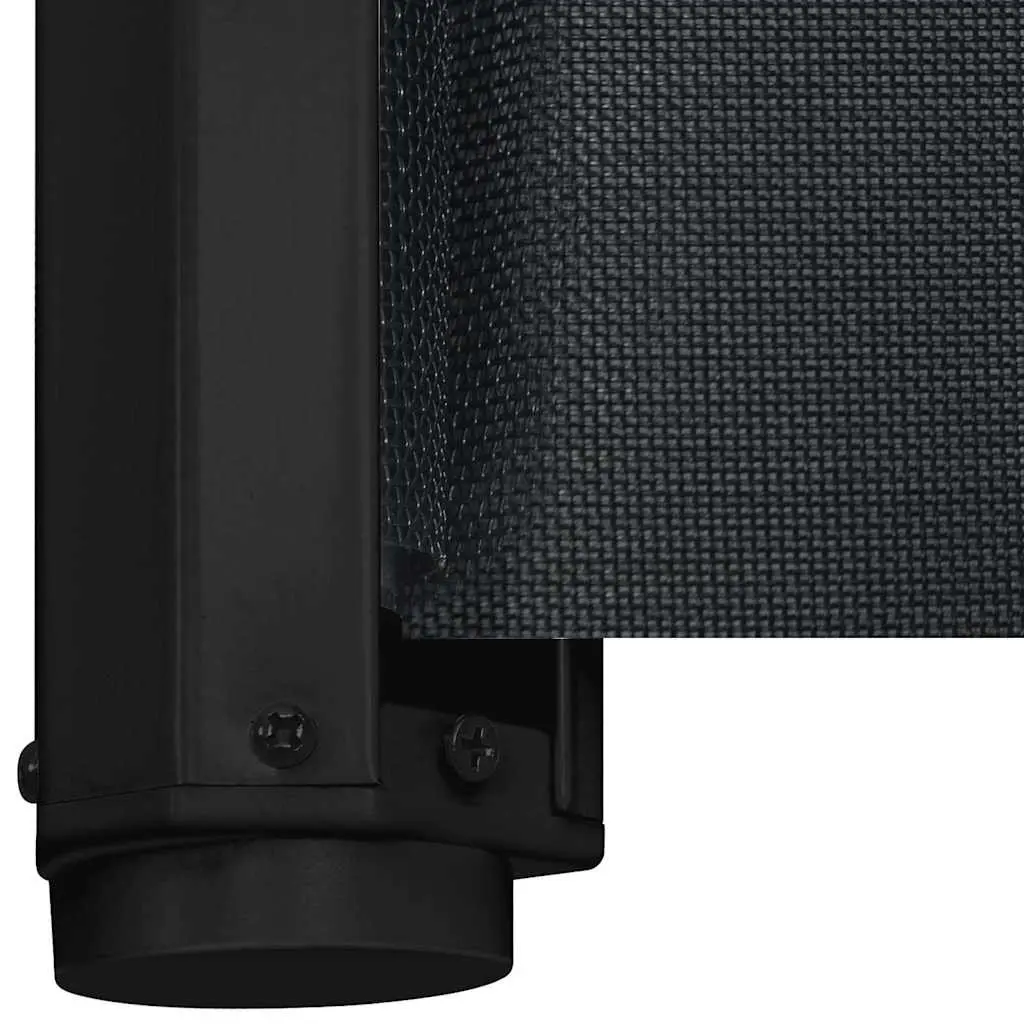 Retractable Pet Gate Safety Fence 102.5 x 125 cm Black