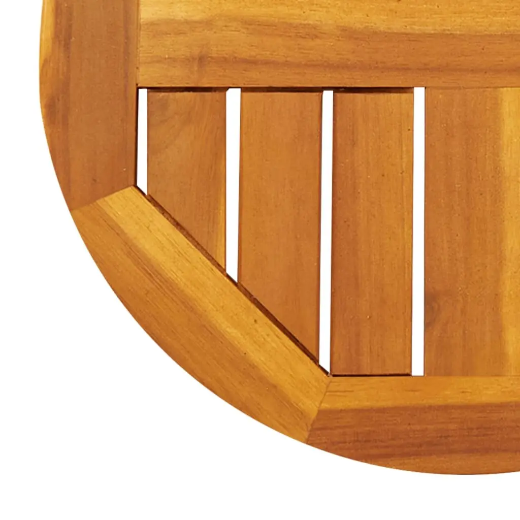 Round Solid Acacia Wood Table Top Ø40x2 cm