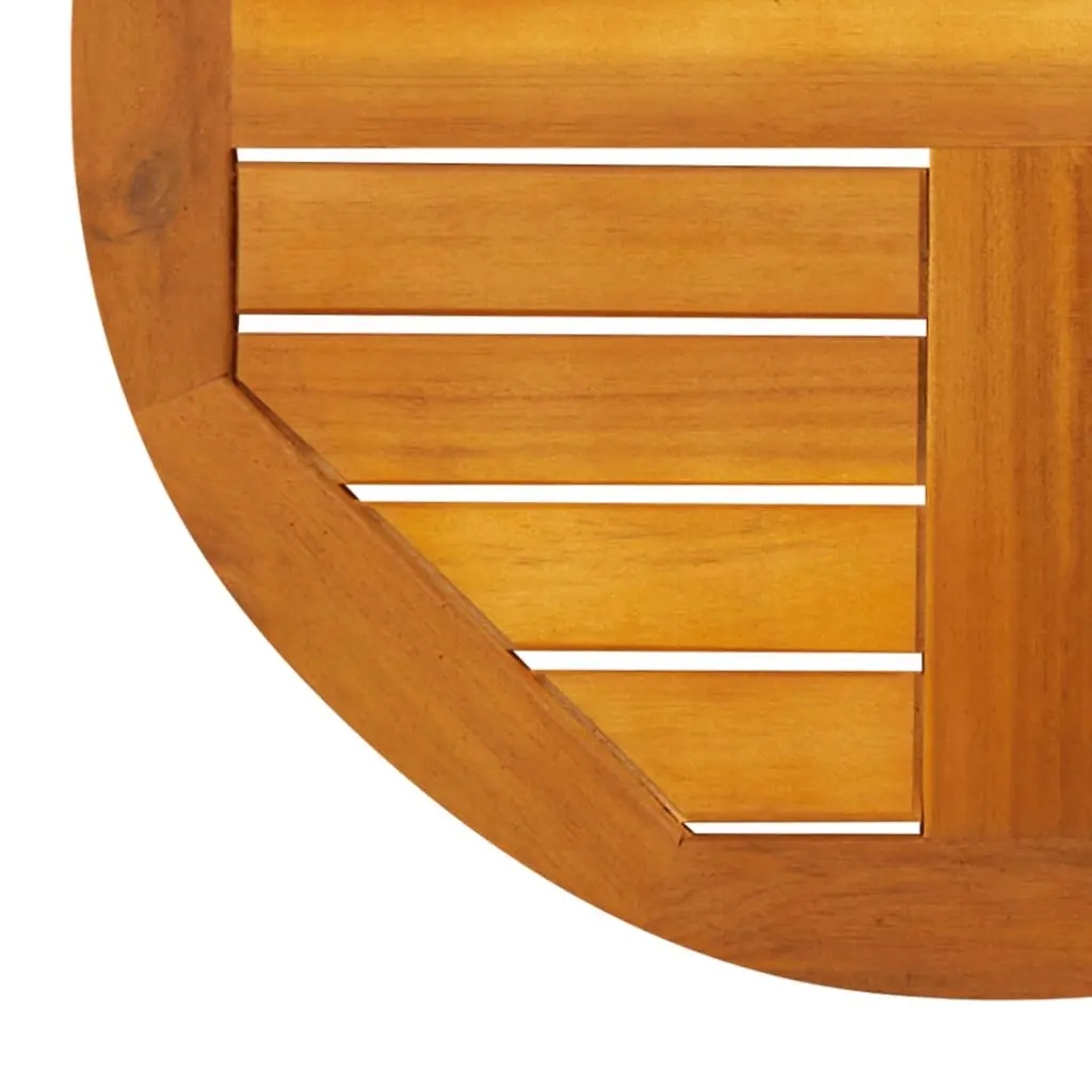 Solid Wood Table Top Replacement Ø50x2 cm Acacia Brown