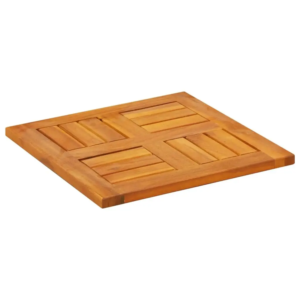Square Table Top 40x40x2cm Solid Wood Acacia Replacement Dining Garden Furniture