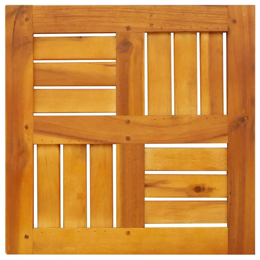 Square Table Top 40x40x2cm Solid Wood Acacia Replacement Dining Garden Furniture