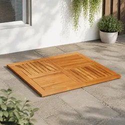 Reliable Brown Acacia Solid Wood Table Top 90x90x2.2 cm