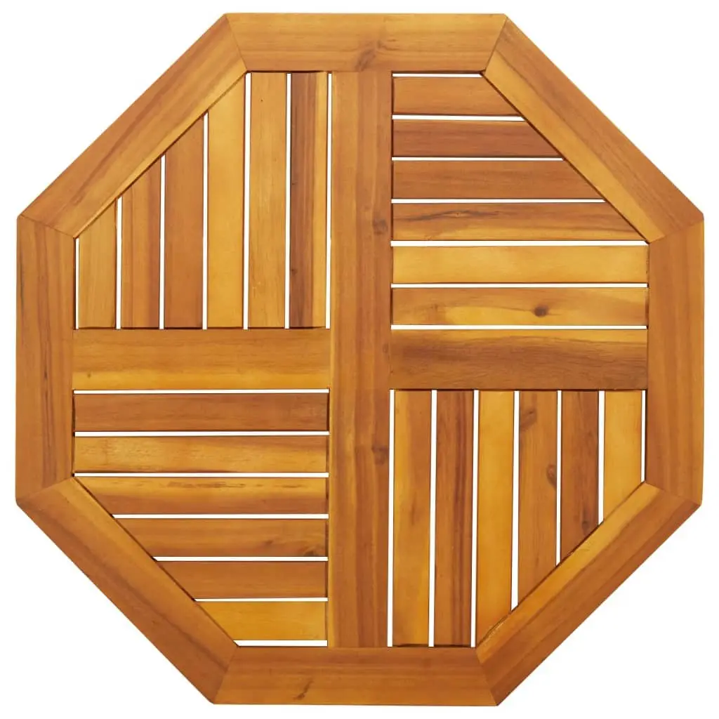 Octagonal Acacia Wood Table Top 70x70 cm