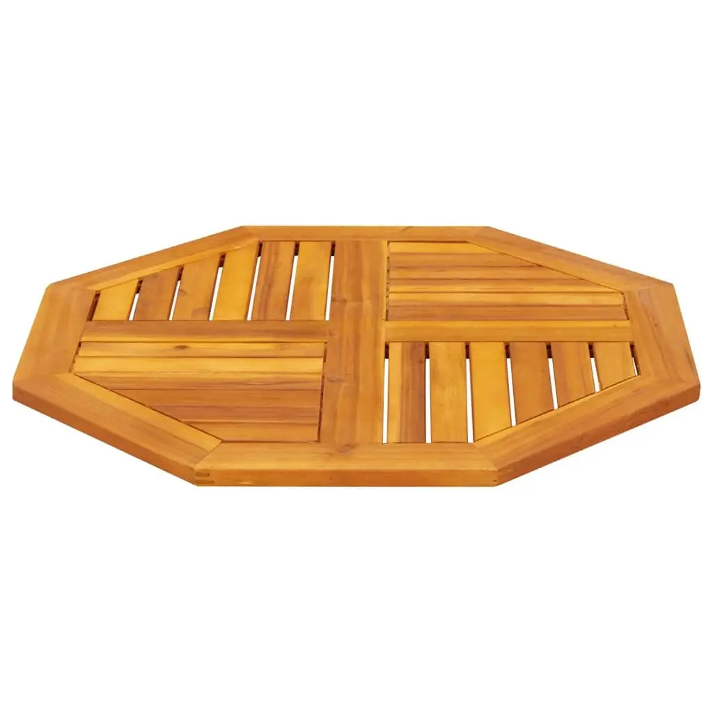 Octagonal Acacia Wood Table Top 70x70 cm