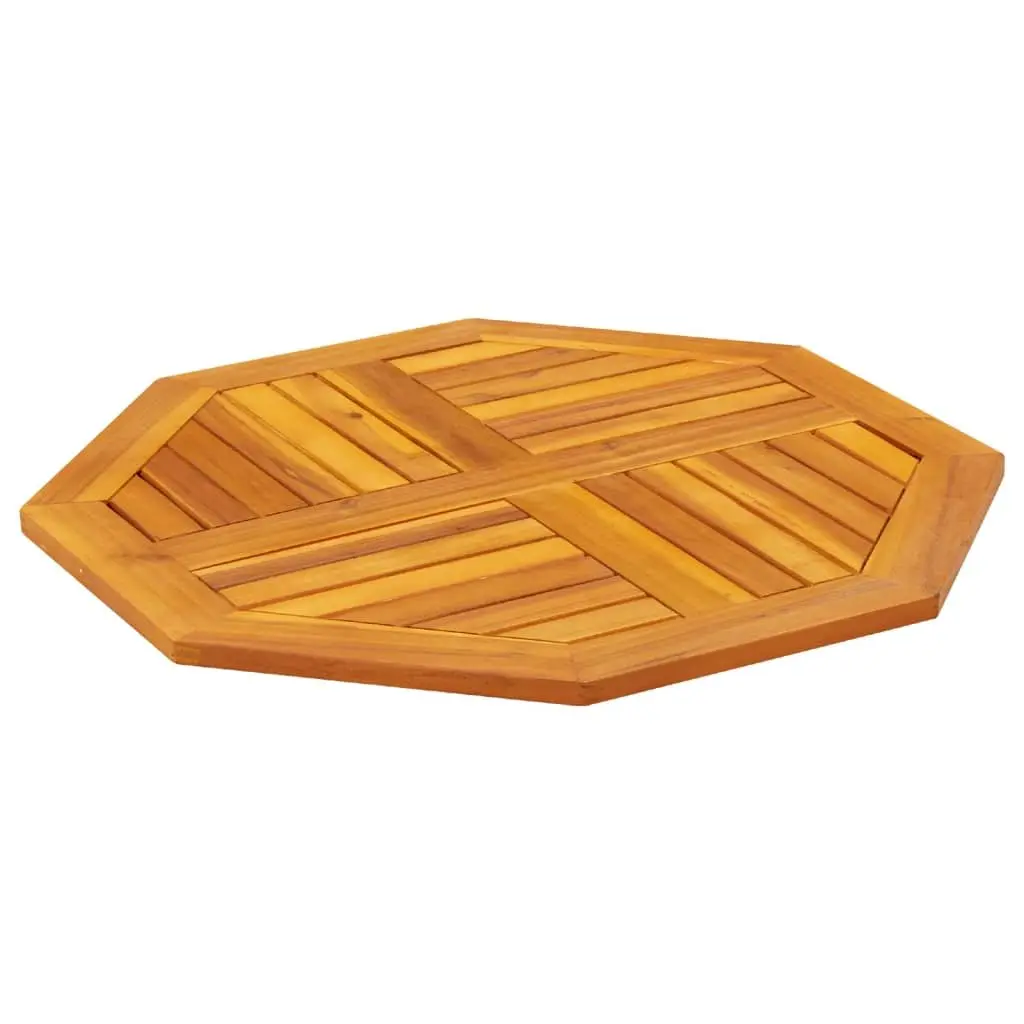 Octagonal Acacia Wood Table Top 70x70 cm