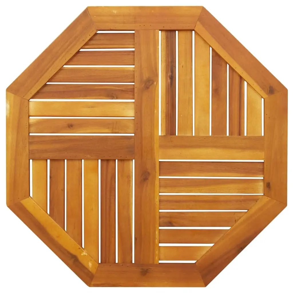 Octagonal Acacia Wood Table Top 70x70 cm