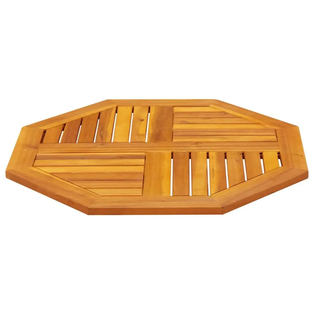 Octagonal Acacia Wood Table Top 70x70 cm