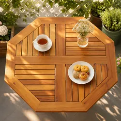 Reliable Octagonal Solid Wood Table Top for Your Home