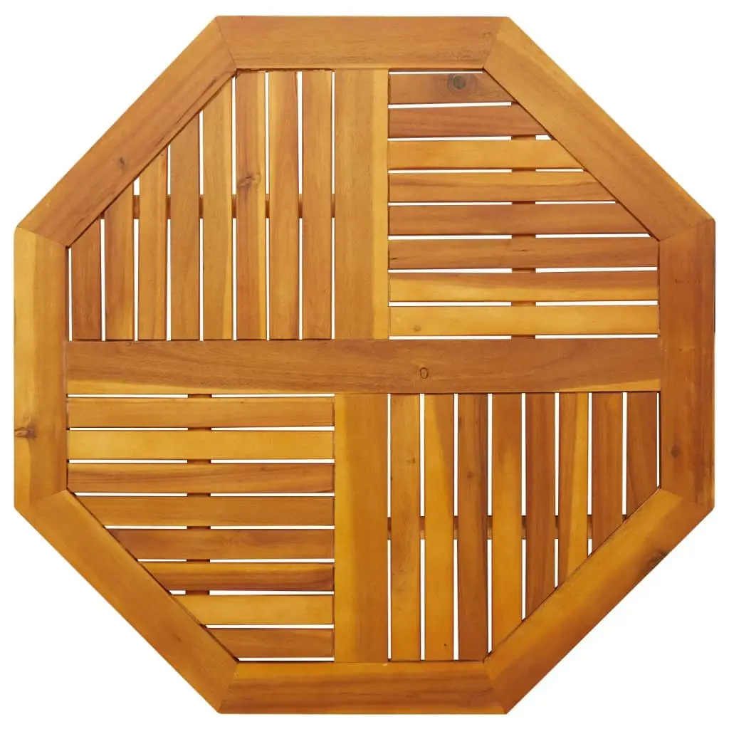 Octagonal Wooden Table Top Brown 90x90x2.2 cm Solid Acacia Wood Garden Furniture