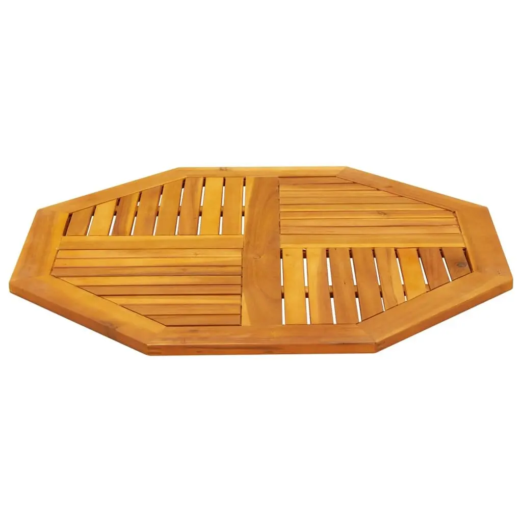 Octagonal Wooden Table Top Brown 90x90x2.2 cm Solid Acacia Wood Garden Furniture