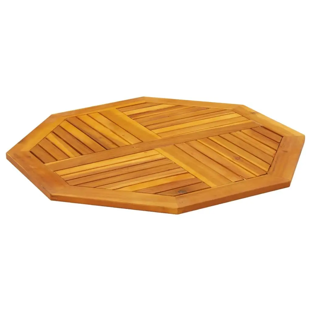 Octagonal Wooden Table Top Brown 90x90x2.2 cm Solid Acacia Wood Garden Furniture