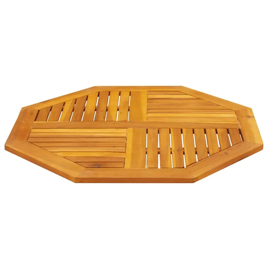 Octagonal Wooden Table Top Brown 90x90x2.2 cm Solid Acacia Wood Garden Furniture