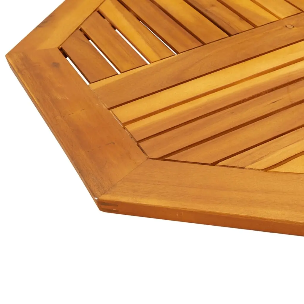 Octagonal Wooden Table Top Brown 90x90x2.2 cm Solid Acacia Wood Garden Furniture