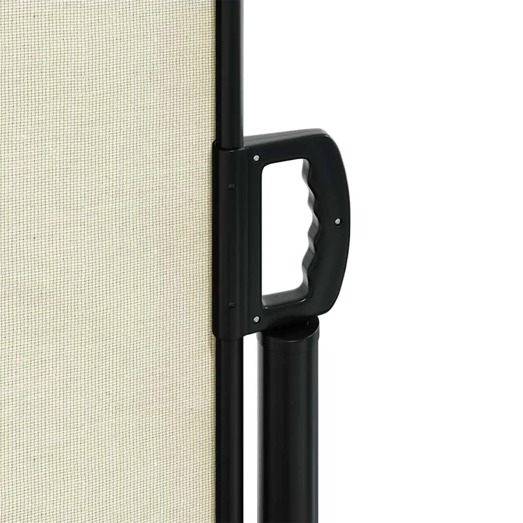 Retractable Side Awning Privacy Screen 100 x 300 cm Cream Outdoor Balcony Terrace Patio