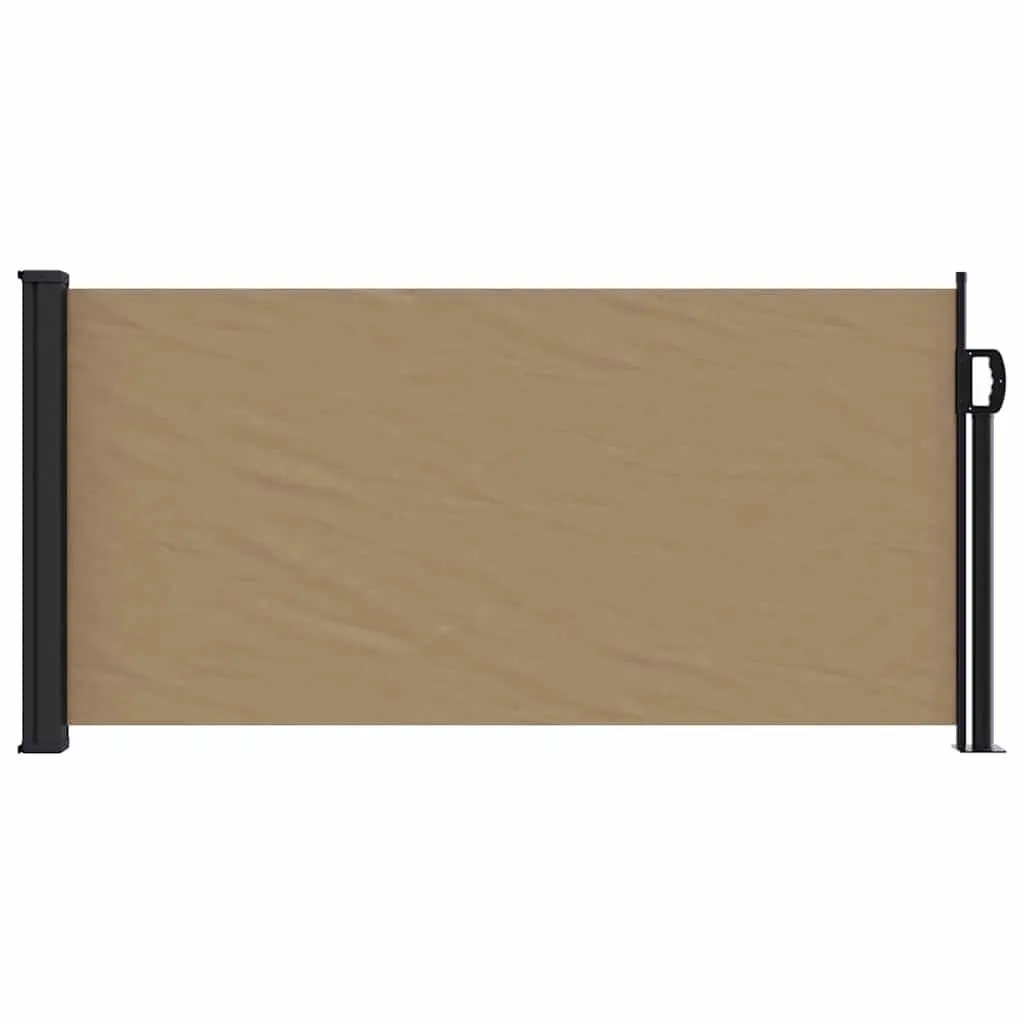 Retractable Side Awning Outdoor Privacy Screen 100 x 300 cm Taupe