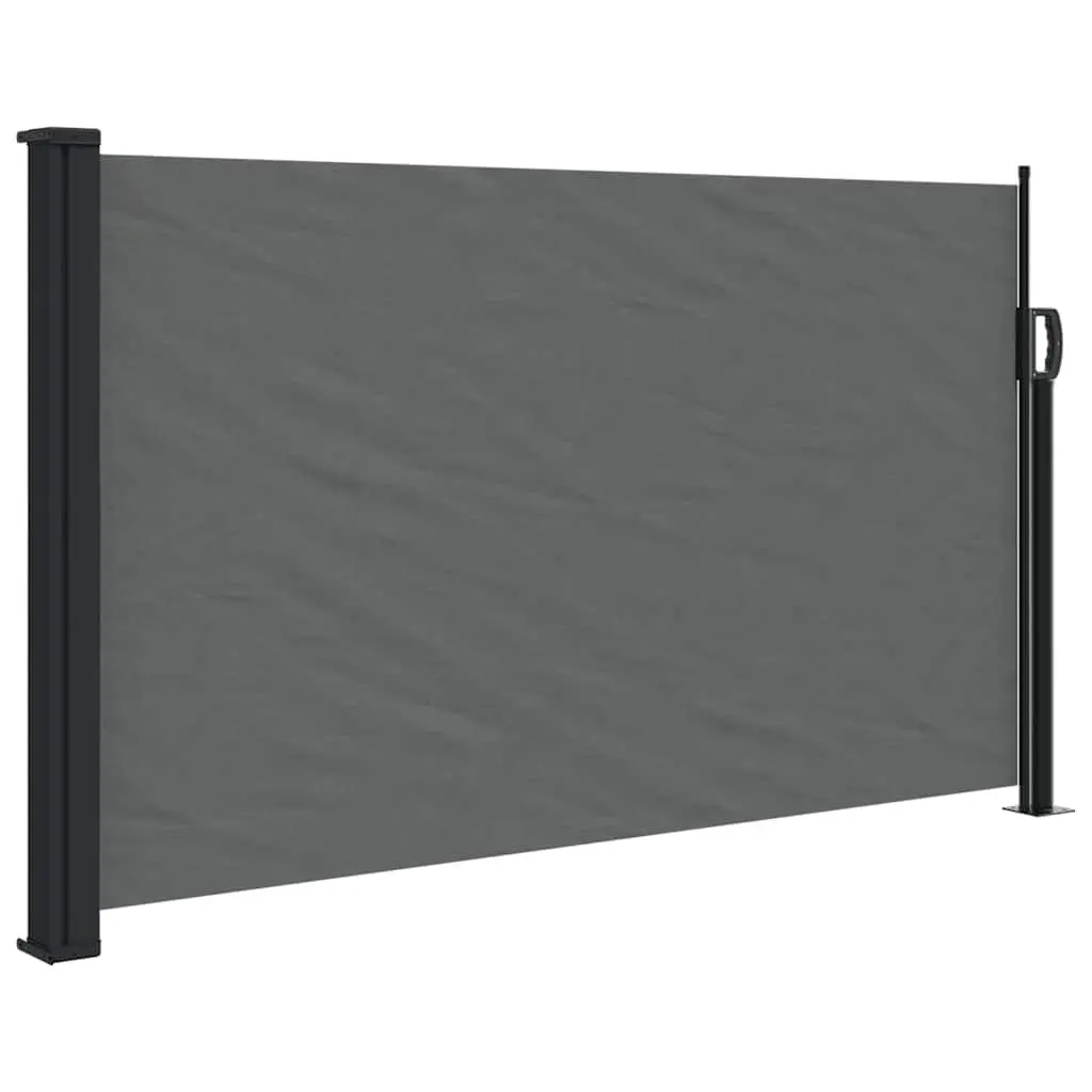 Retractable Awning Privacy Screen 117x300cm Garden Shade Anthracite Outdoor Patio Shelter