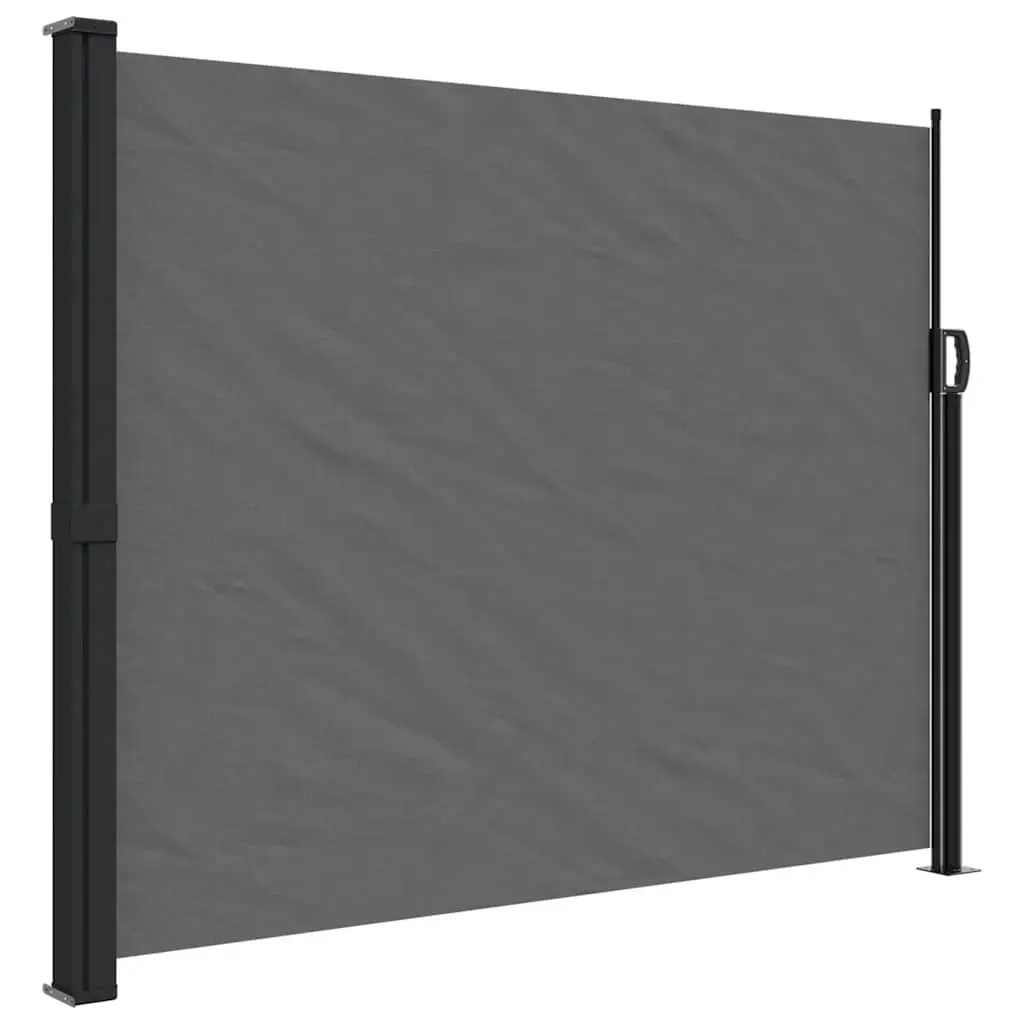 Retractable Side Awning Privacy Screen 160x300cm Anthracite Garden Patio Balcony
