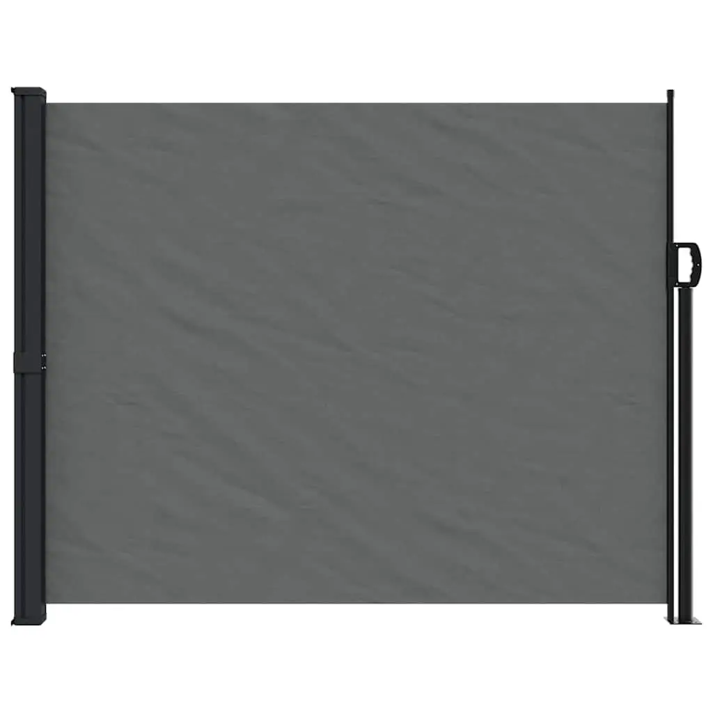 Retractable Side Awning Privacy Screen 160x300cm Anthracite Garden Patio Balcony