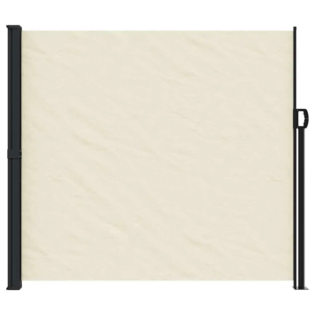 Retractable Side Awning Outdoor Privacy Screen 180x300cm Cream