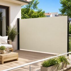 Versatile Retractable Side Awning 200x300cm in Cream