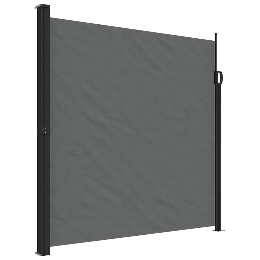 Retractable Side Awning Privacy Screen Outdoor Garden Patio 200 x 300 cm Anthracite